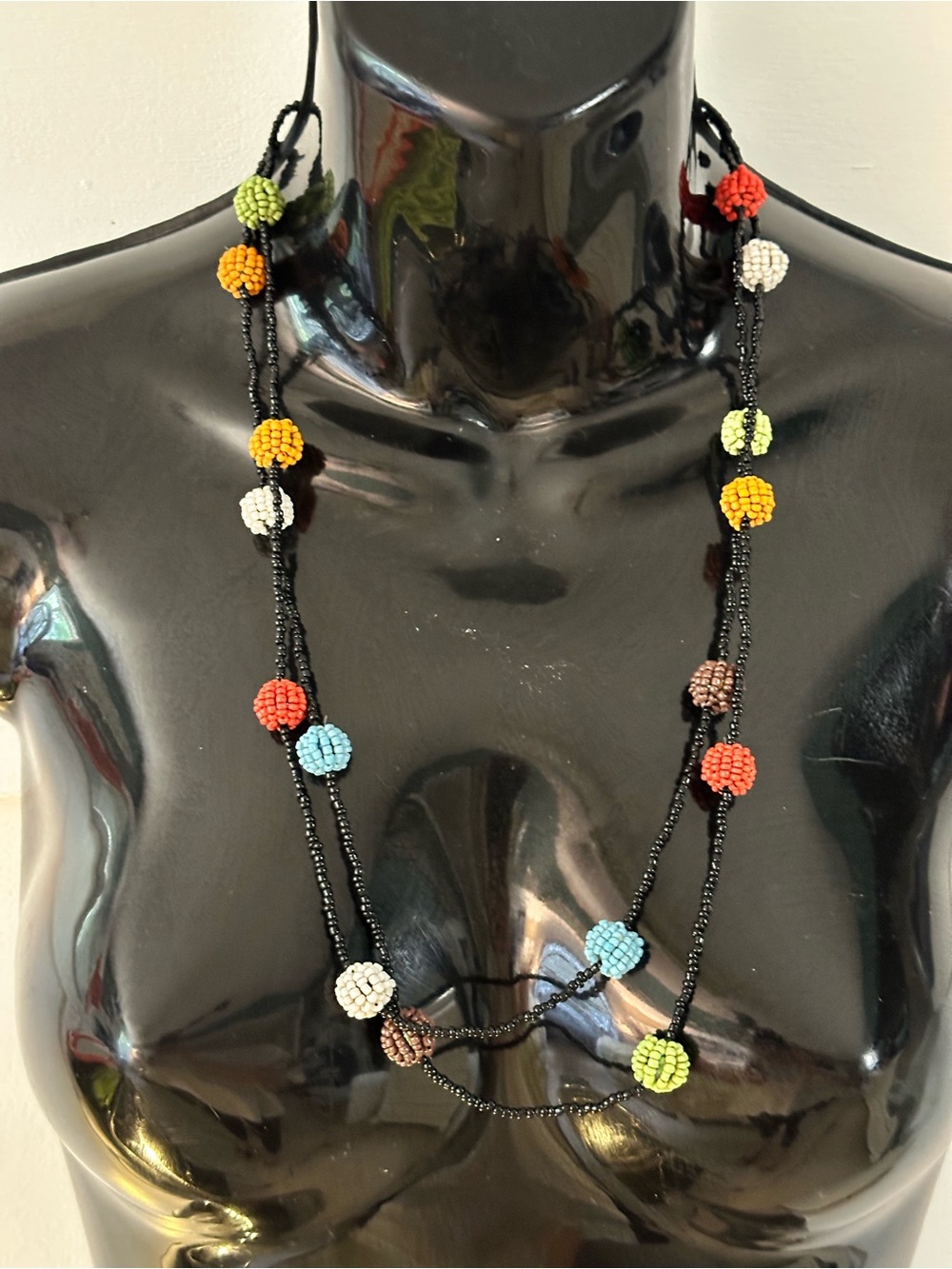 Handcrafted Multicolor Beaded Long Necklace - Women Jewelry
